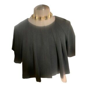 ADRIANNA PAPELL Women's Gray Jacket Only Size 14 NWT Bolero Cape Evening Dressy